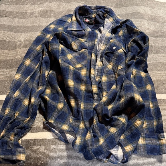 Other - Blue and Yellow Plaid Men's flannel